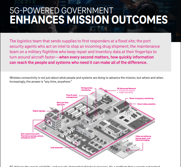  5G-Powered Government Enhances Mission Outcomes￼